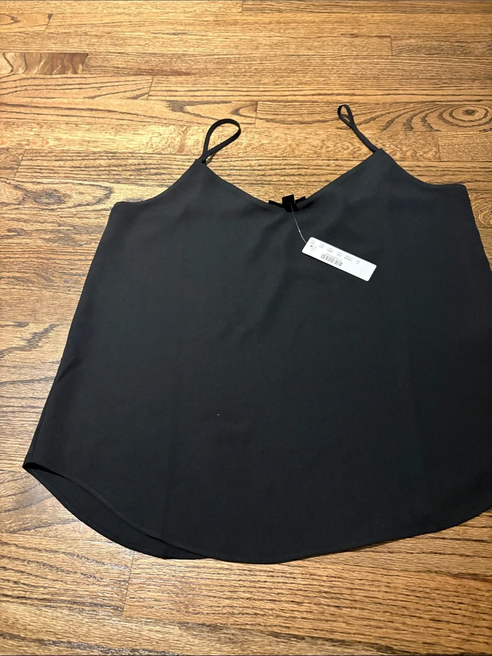 Jcrew black vneck camisole